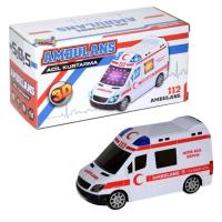 Pilli Sesli Işıklı Ambulans Araba Ambulans Acil Kurtarma