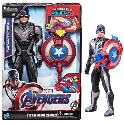 Avengers: Endgame Titan Hero Power FX Captain America Figür